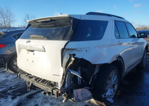 2024 Ford Explorer Xlt из США, поврежденный, VIN 1FMSK8DH0RGA09833